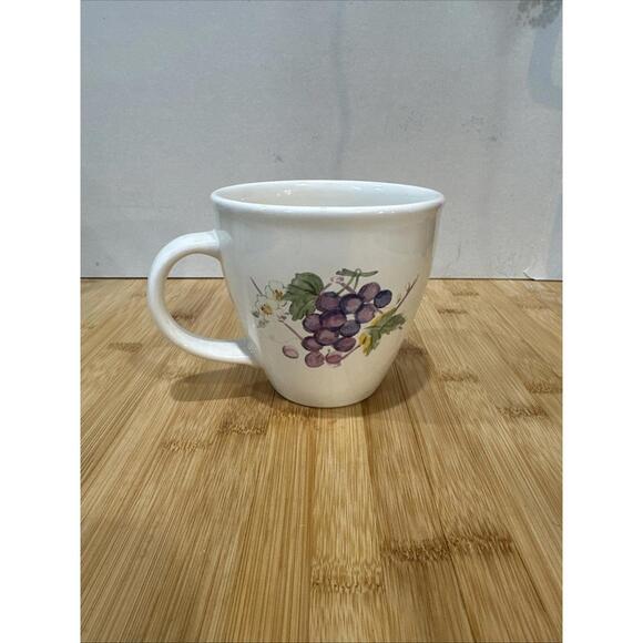 Pfaltzgraff Vintage Grape Pattern Coffee Mugs Ceramic Cup large mouth opening * - Picture 1 of 12